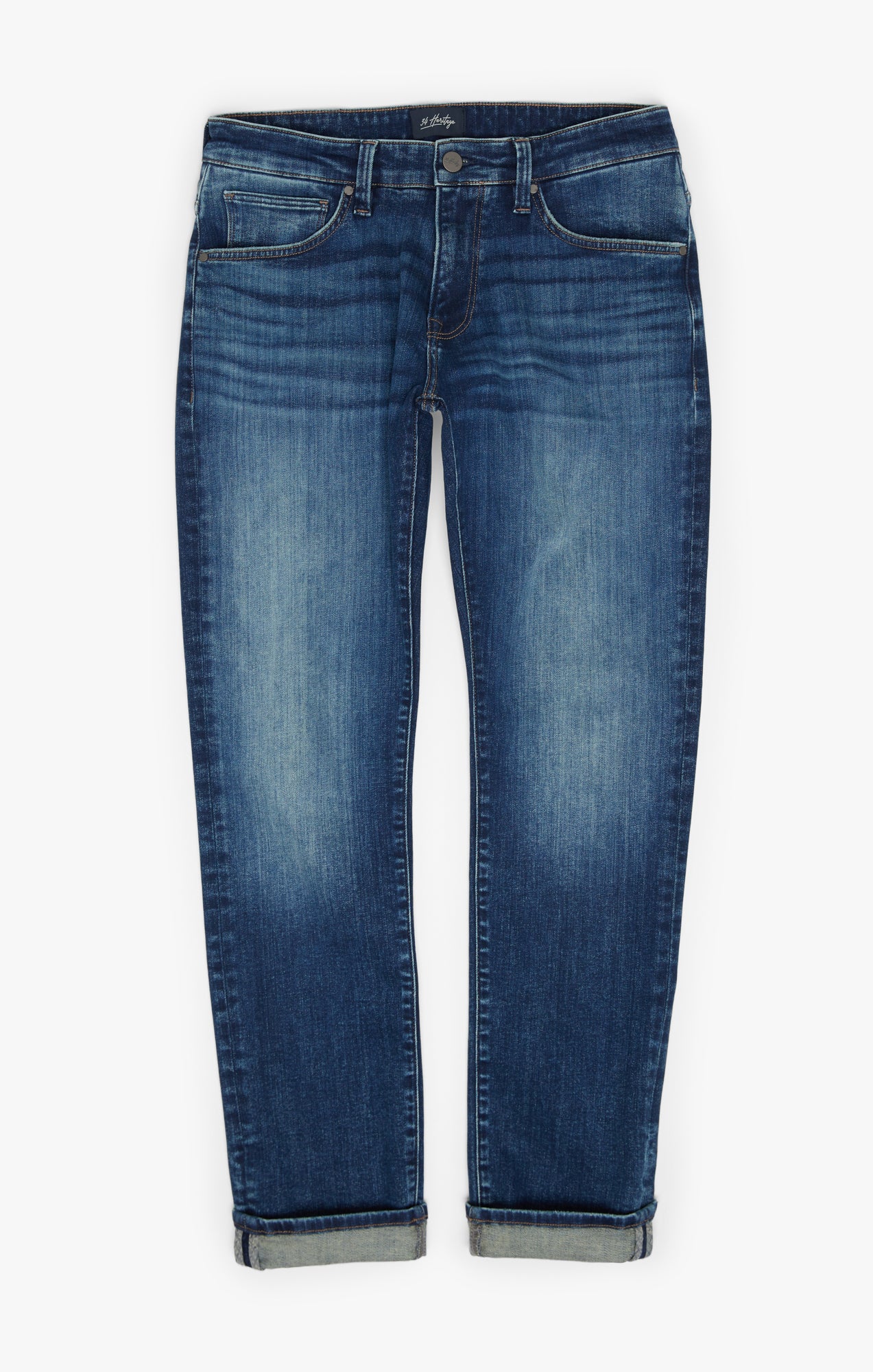 Cool Tapered Leg Jeans In Foggy Indigo Organic