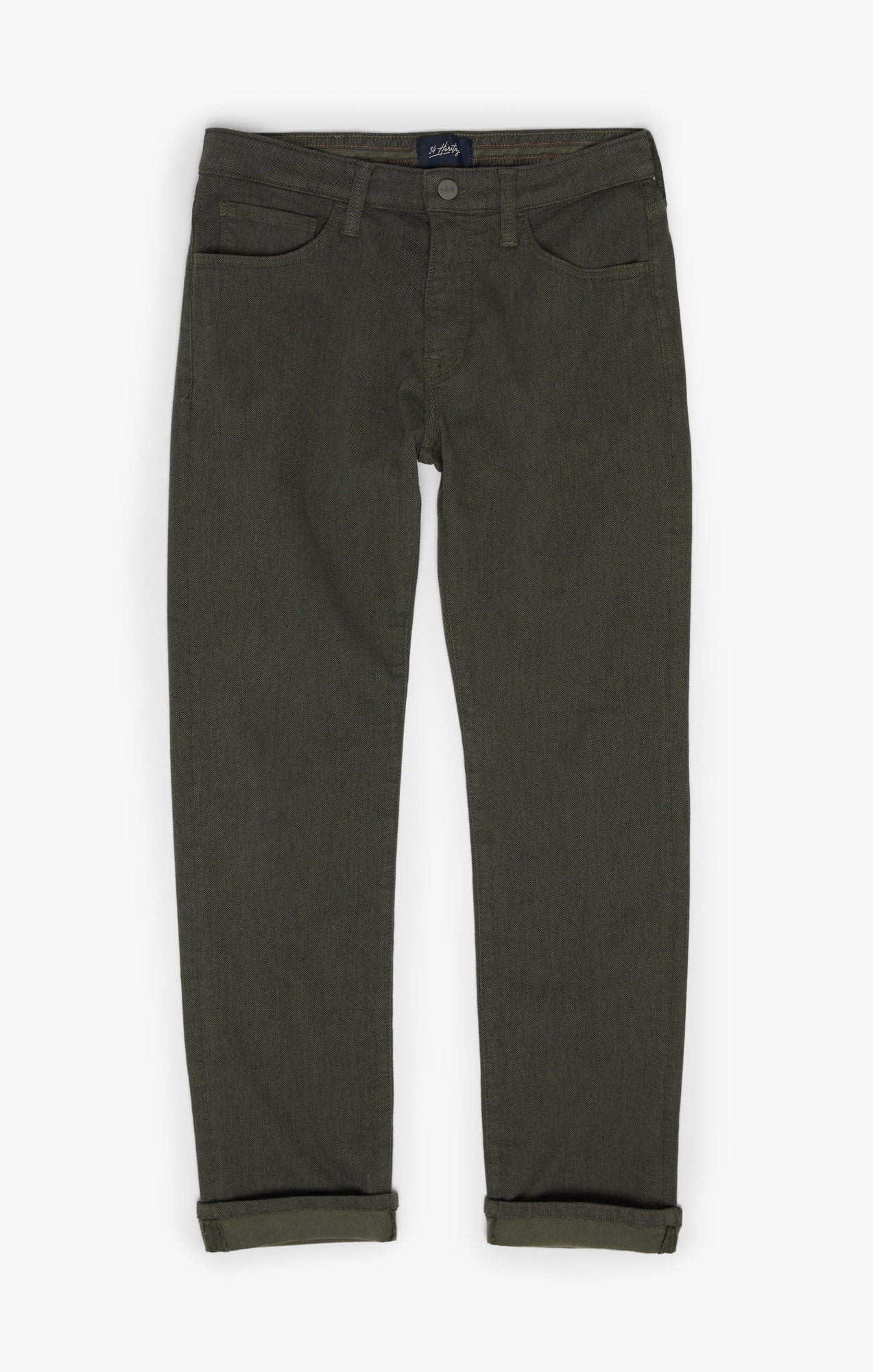 Cool Tapered Leg Pants in Forest Diagonal