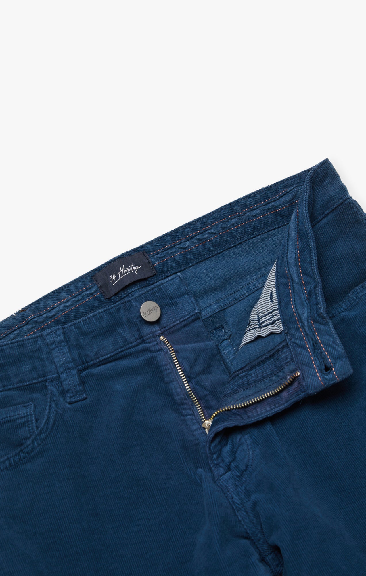 Cool Tapered Leg Pants In Azure Cord