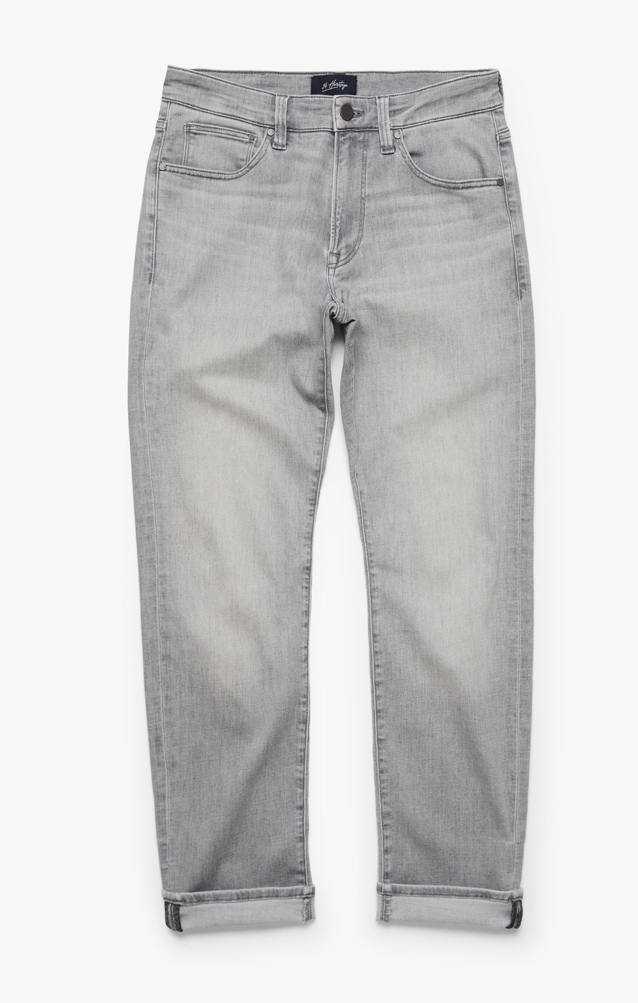 Cool Tapered Leg Jeans In Light Grey Urban