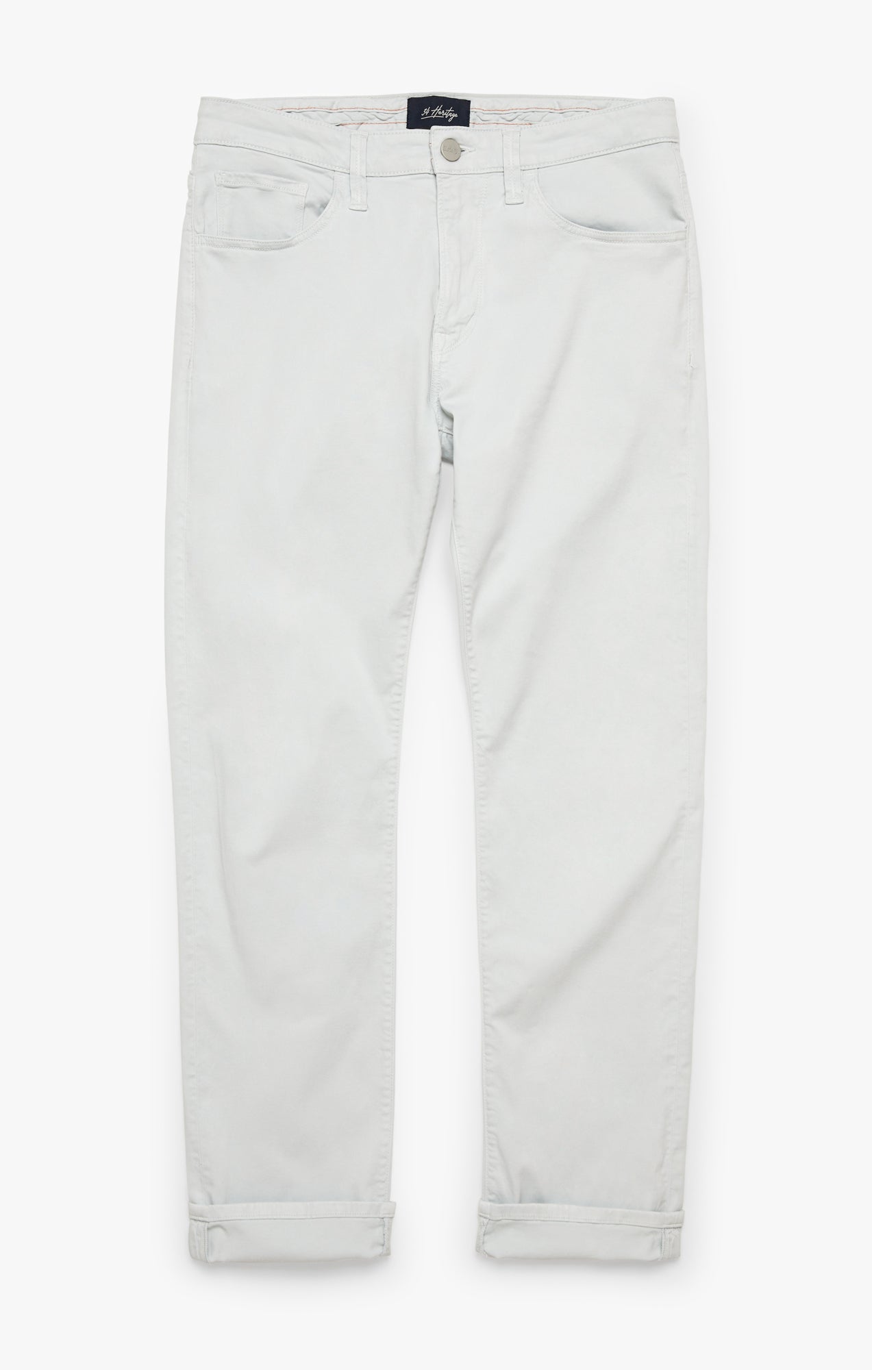 Cool Tapered Leg Pants In Pearl Twill