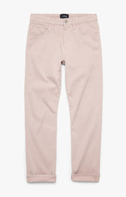 Cool Tapered Leg Pants In Blushed Twill