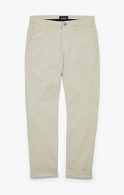 Verona Slim Leg Chino Pants In Willow High Flyer