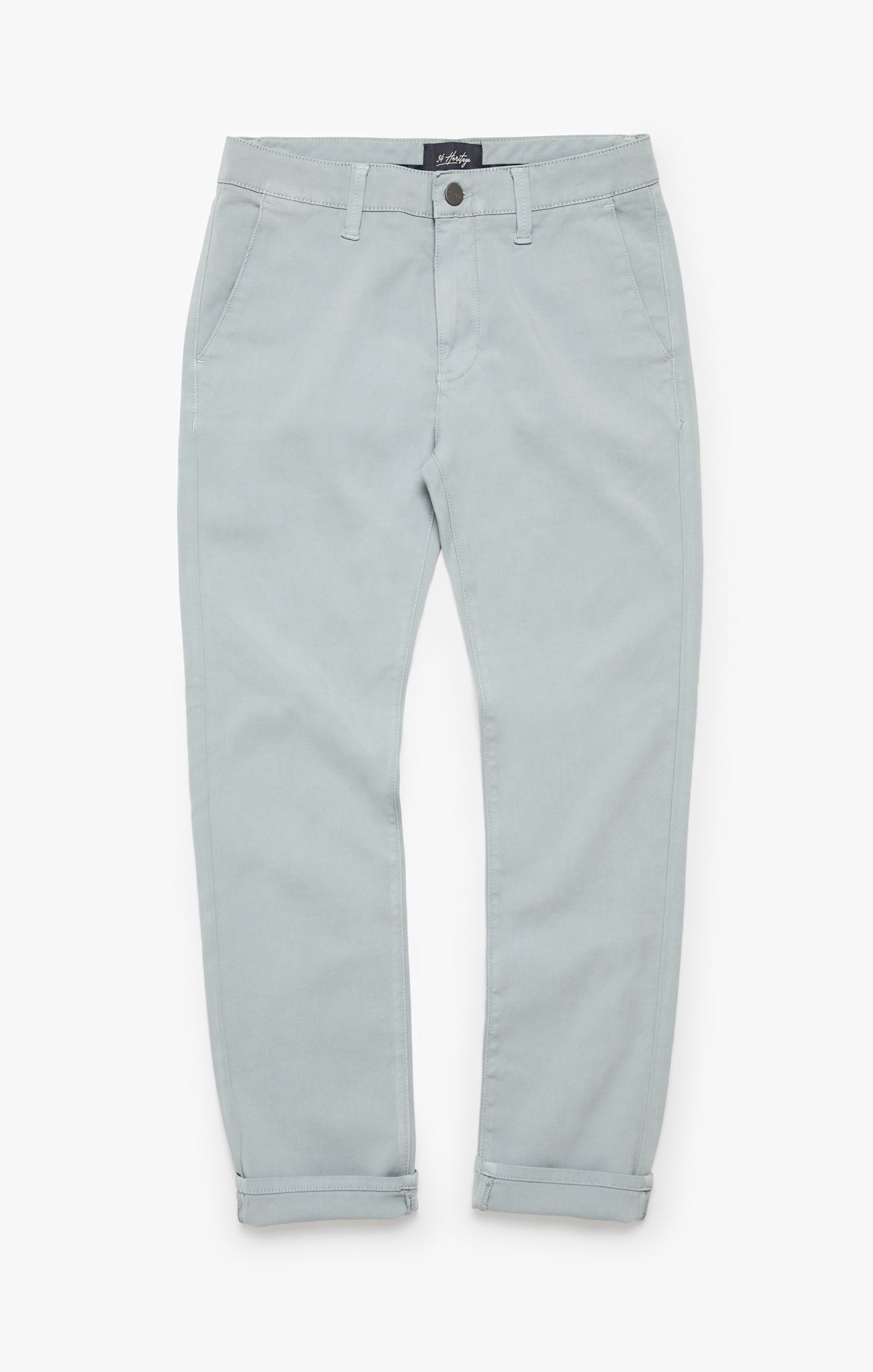 Verona Slim Leg Chino Pants In Citadel High Flyer