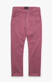 Courage Straight Leg Pants In Rosewood Twill