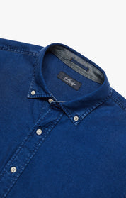 Denim Shirt In Mid Indigo