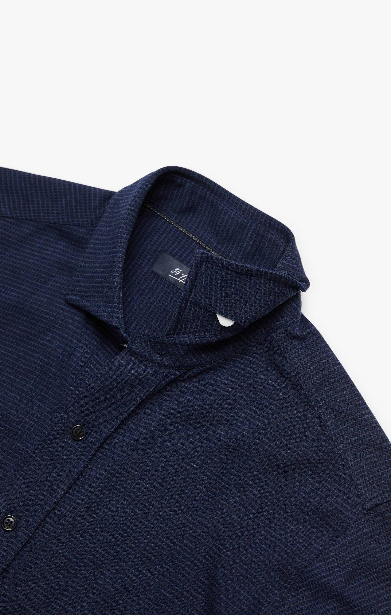 Structured Shirt In Navy Blue