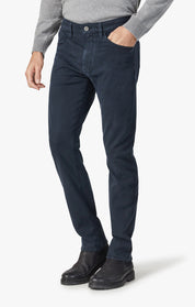 Cool Tapered Leg Pants in Navy Brushed Twill