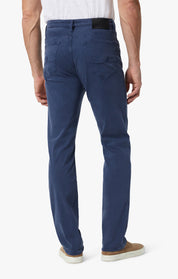 Charisma Relaxed Straight Leg Pants In Dark Denim Twill