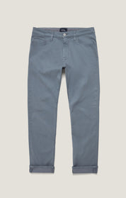 Cool Tapered Leg Pants in Alloy Twill