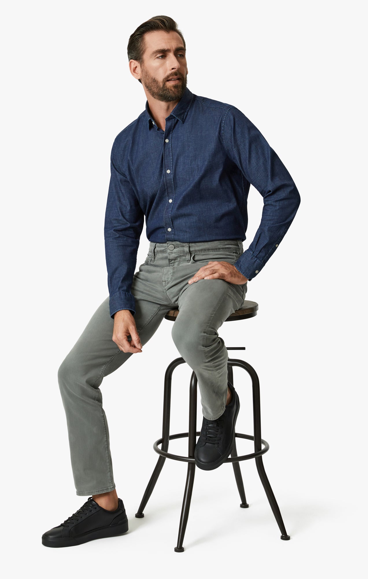 Cool Tapered Leg Pants In Sedona Sage Twill