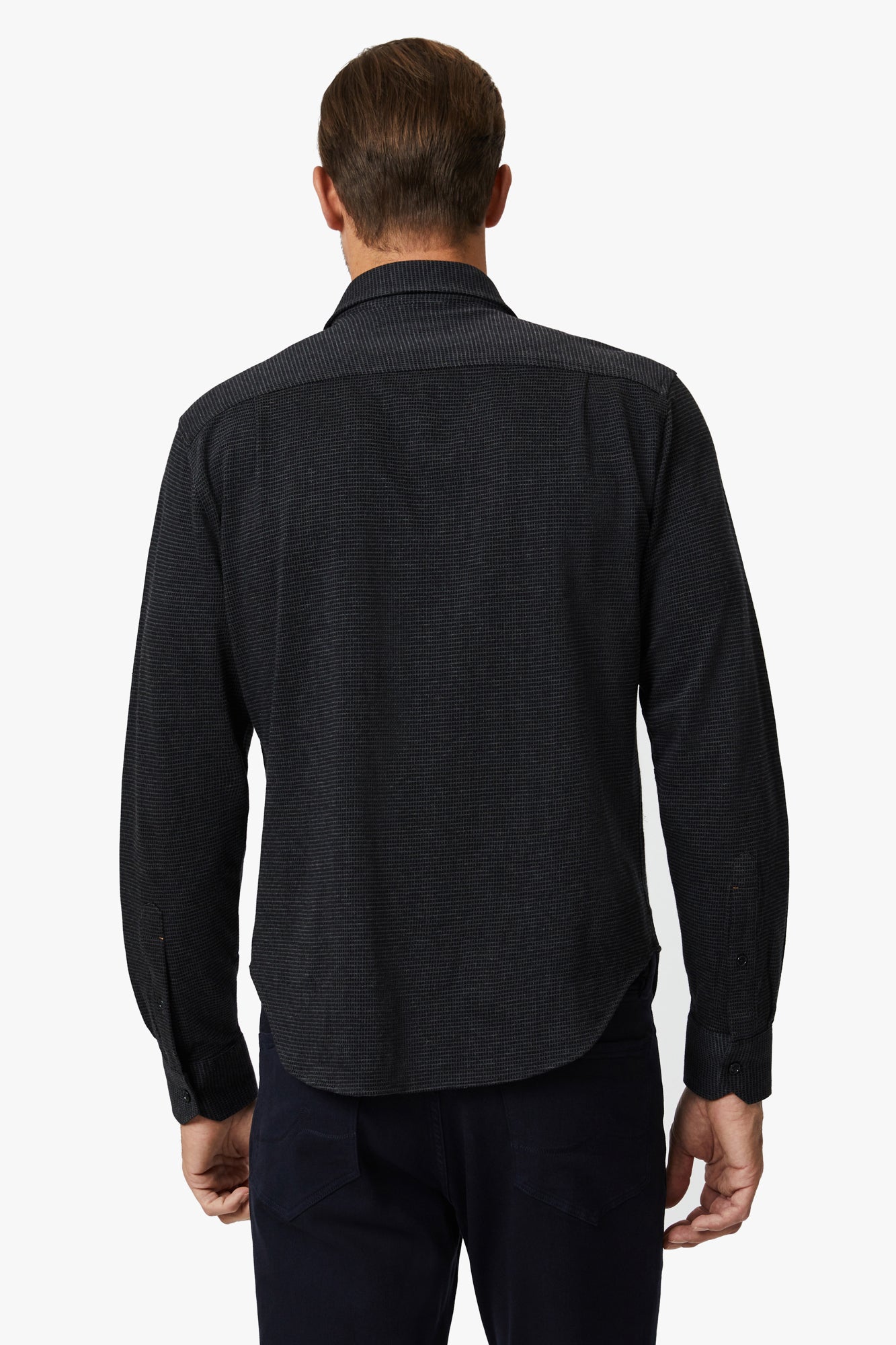 Structured Shirt In Dark Grey