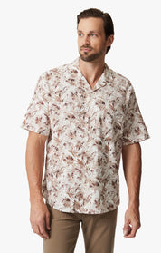 Desert Short Sleeve Shirt In Ecru