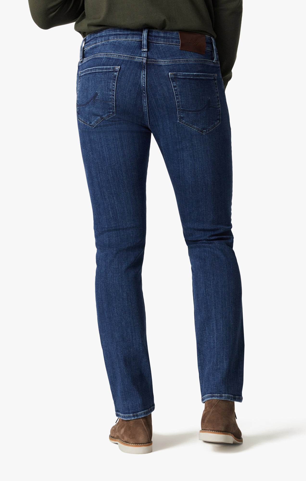 Courage Straight Leg Jeans in Deep Brushed Organic