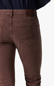 Courage Straight Leg Pants in Mahogany Twill