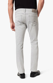 Courage Straight Leg Jeans In Light Grey Refined