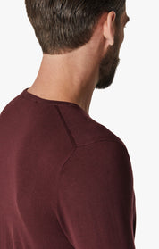 Crew Neck Sweater In Decadent Chocolate