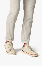 Charisma Relaxed Straight Pants In Oyster Summer Coolmax