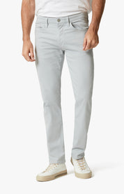 Cool Tapered Leg Pants In Pearl Twill