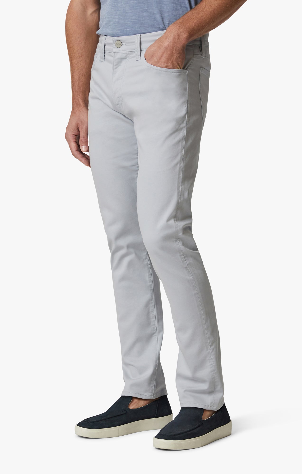 Cool Tapered Leg Pants In Gray Dawn Coolmax