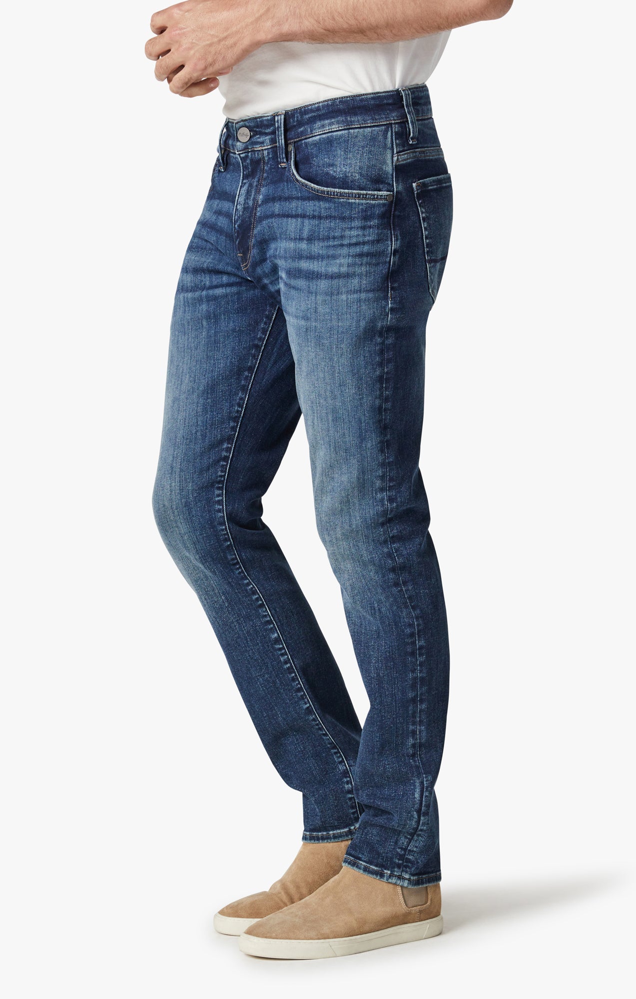 Cool Tapered Leg Jeans In Foggy Indigo Organic