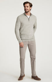 Camino Relaxed Straight Pants in Angora Coolmax