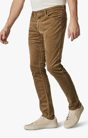 Cool Tapered Leg Pants In Tobacco Cord