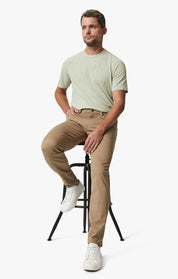 Cool Tapered Leg Pants In Khaki CoolMax