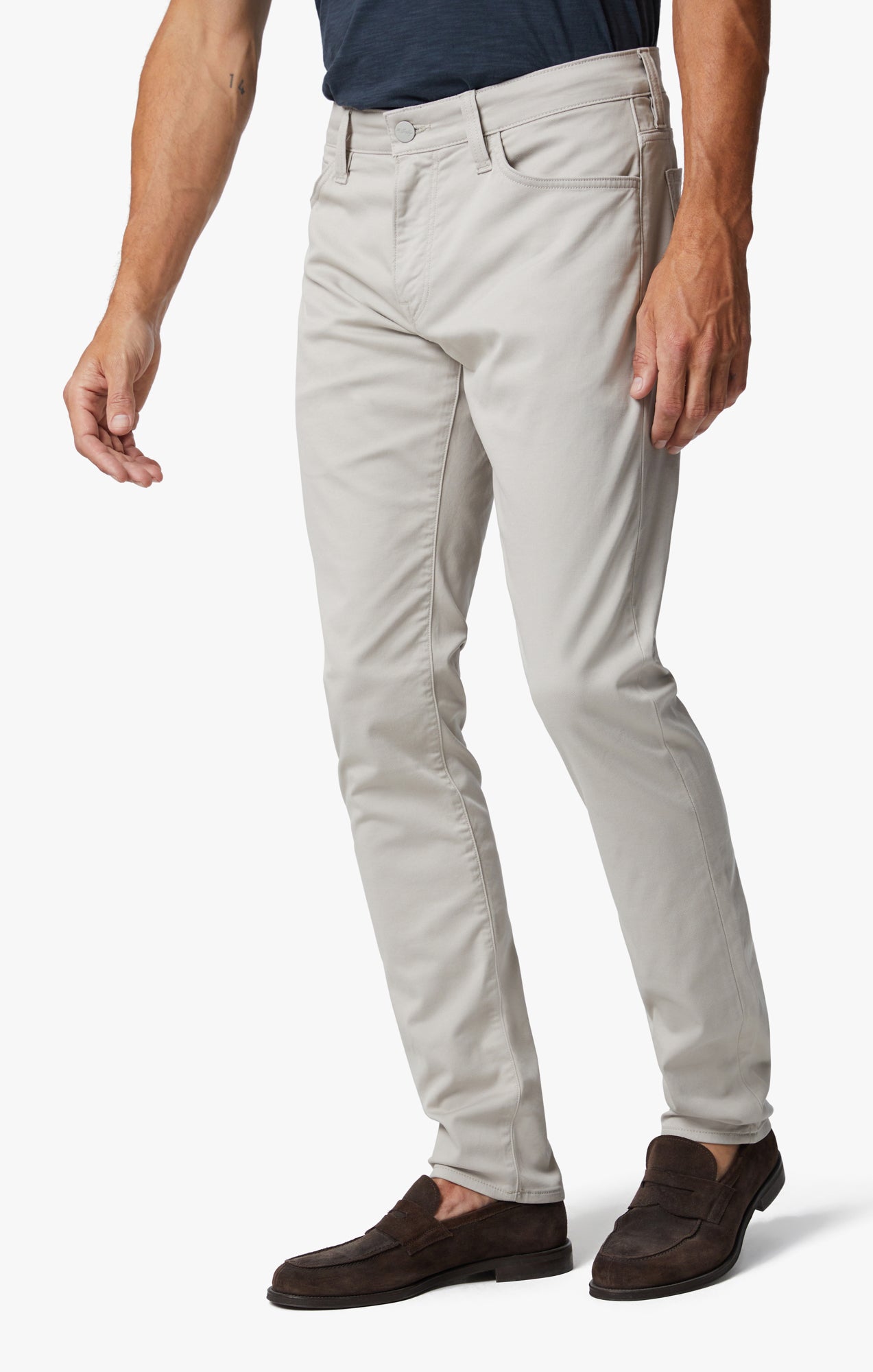 Cool Slim Leg Pants In Oyster Summer CoolMax