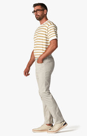 Charisma Relaxed Straight Pants In Oyster Summer Coolmax