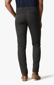 Seville Elastic Waist Pants In Smoke Smart Fancy