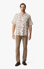 Desert Short Sleeve Shirt In Ecru