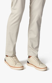 Charisma Relaxed Straight Pants In Oyster Summer Coolmax