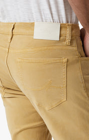 Cool Tapered Leg Pants In Lemon Pepper Brushed Twill