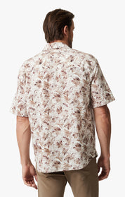 Desert Short Sleeve Shirt In Ecru