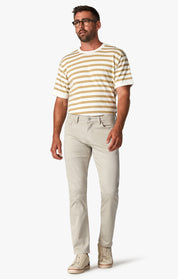 Charisma Relaxed Straight Pants In Oyster Summer Coolmax