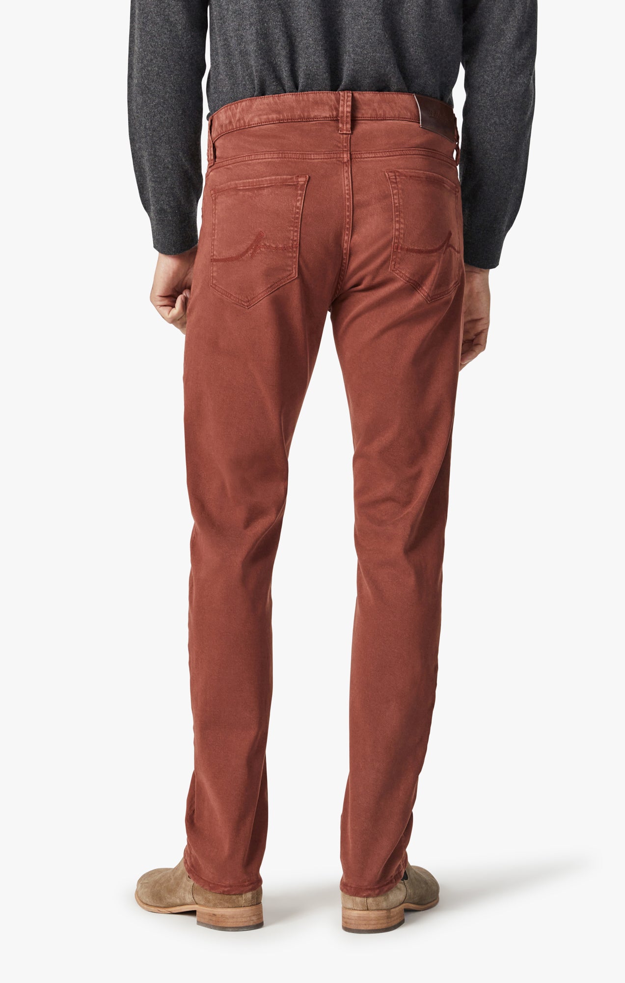 Cool Tapered Leg Pants in Cinnamon Brushed Twill