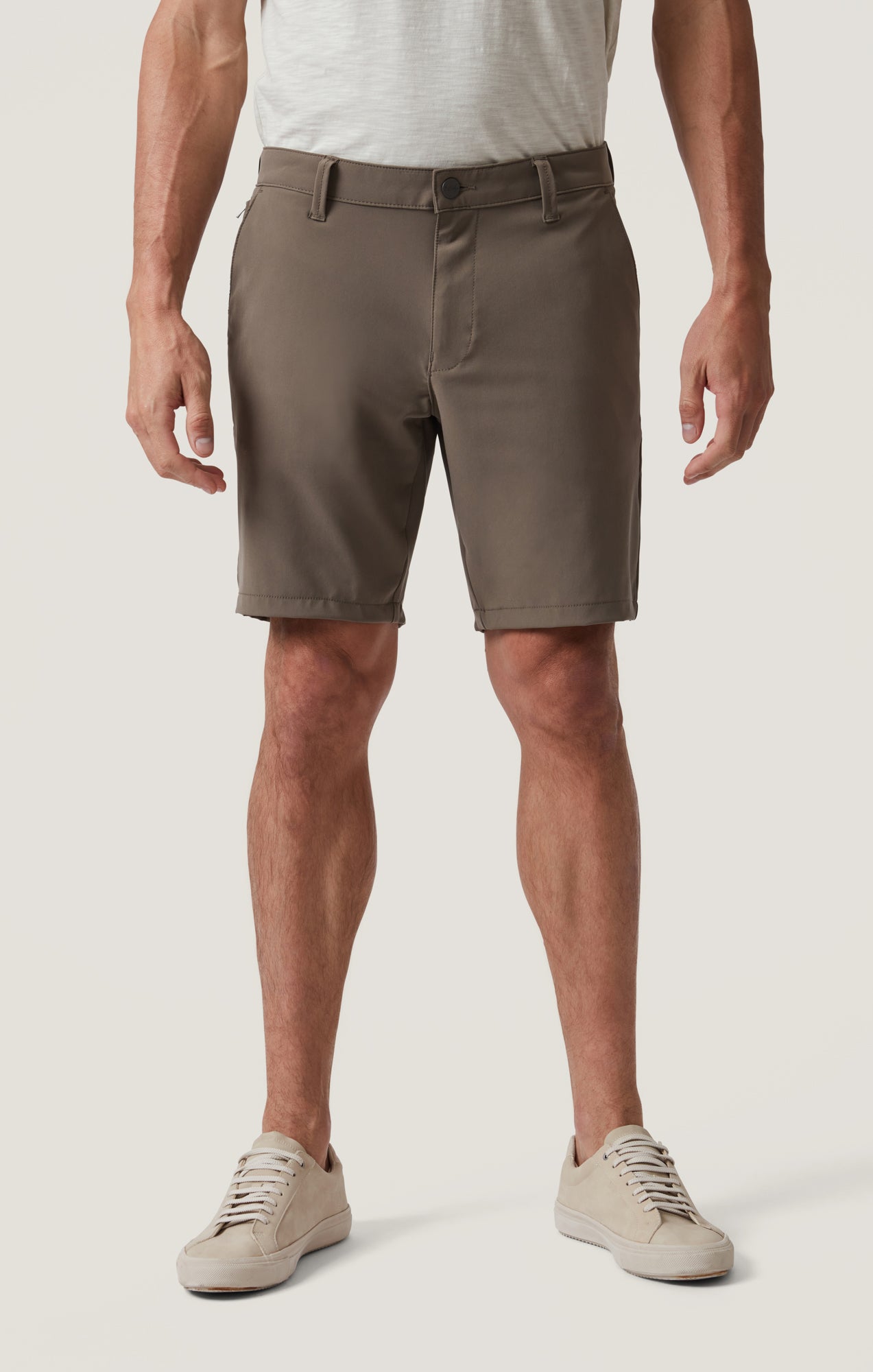 Arizona Shorts in Taupe Commuter Luxe