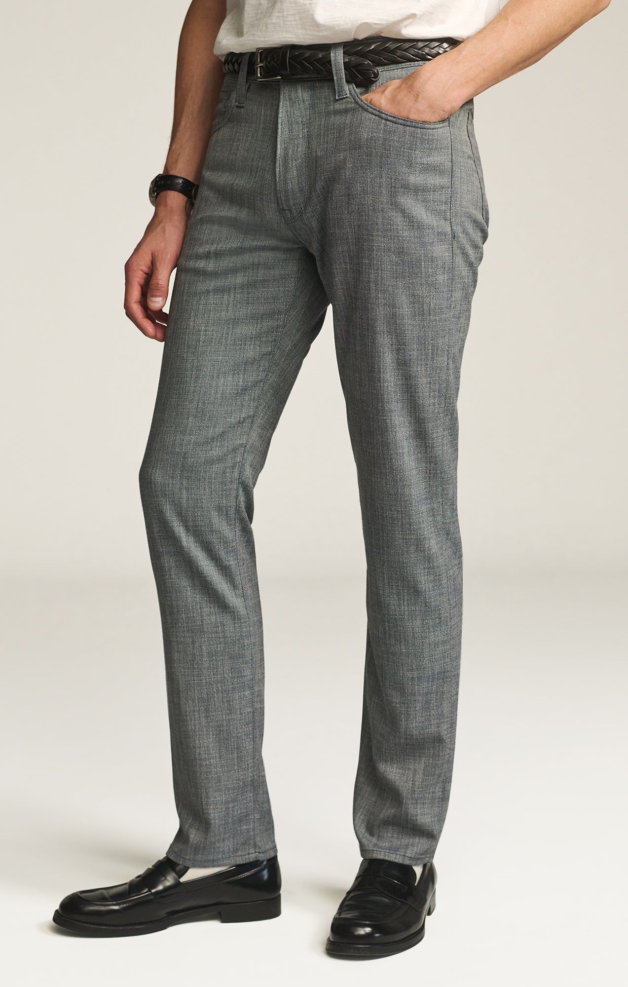 Courage Straight Leg Pants in Navy Cross Twill