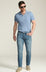 Cool Tapered Leg Jeans in Light Shaded Organic