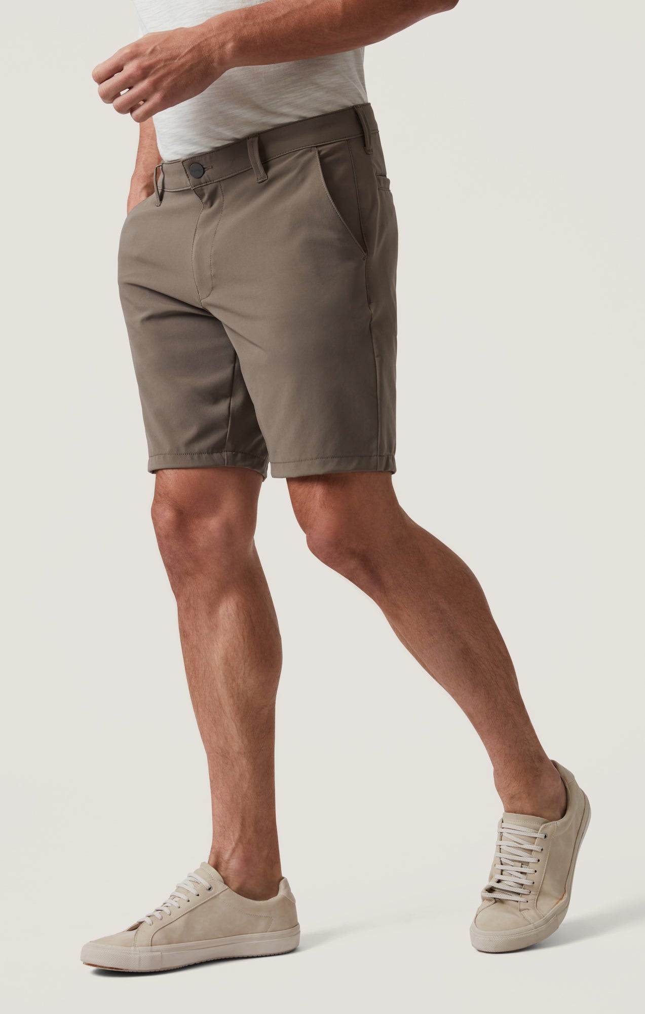 Arizona Shorts in Taupe Commuter Luxe
