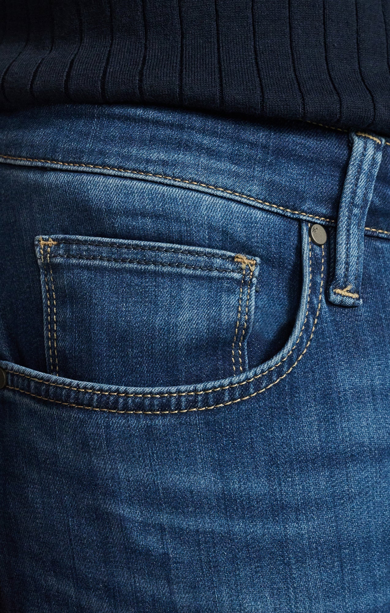 Cool Tapered Leg Jeans in Ocean Refined