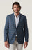 Matteo Checked Blazer in Blue