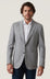 Matteo Pique Blazer in Grey Melange