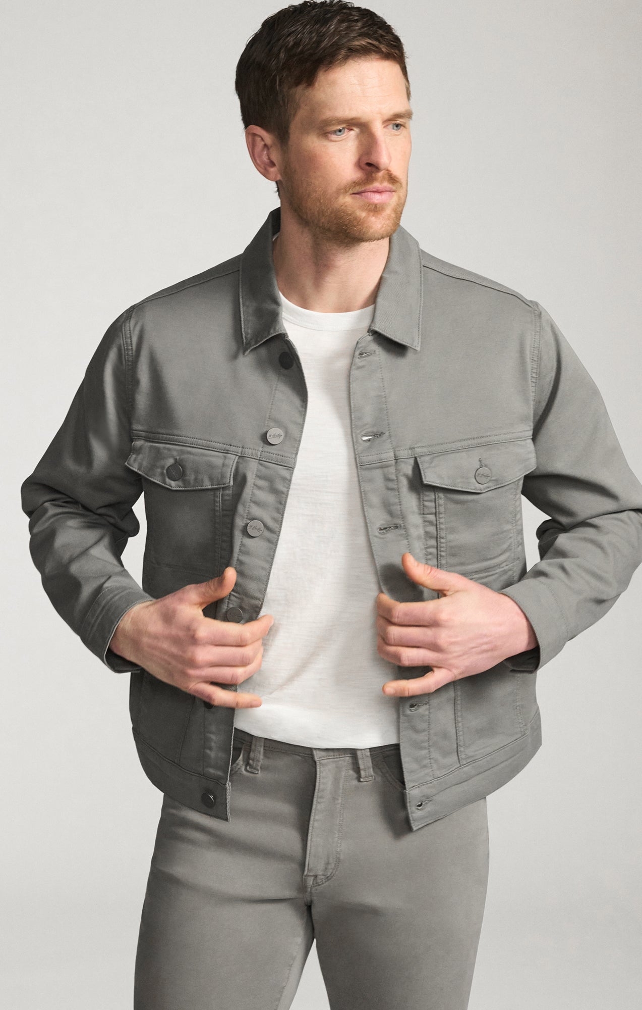 Bologna Jacket in Steel Coolmax