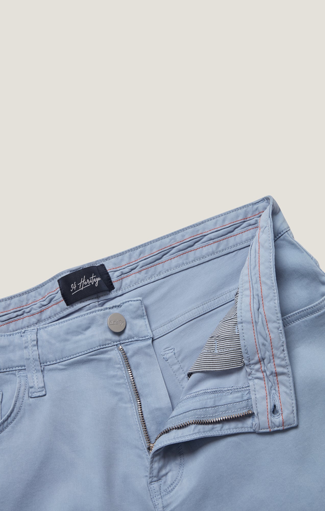 Cool Tapered Leg Pants in Sky Twill