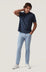 Cool Tapered Leg Pants in Sky Twill