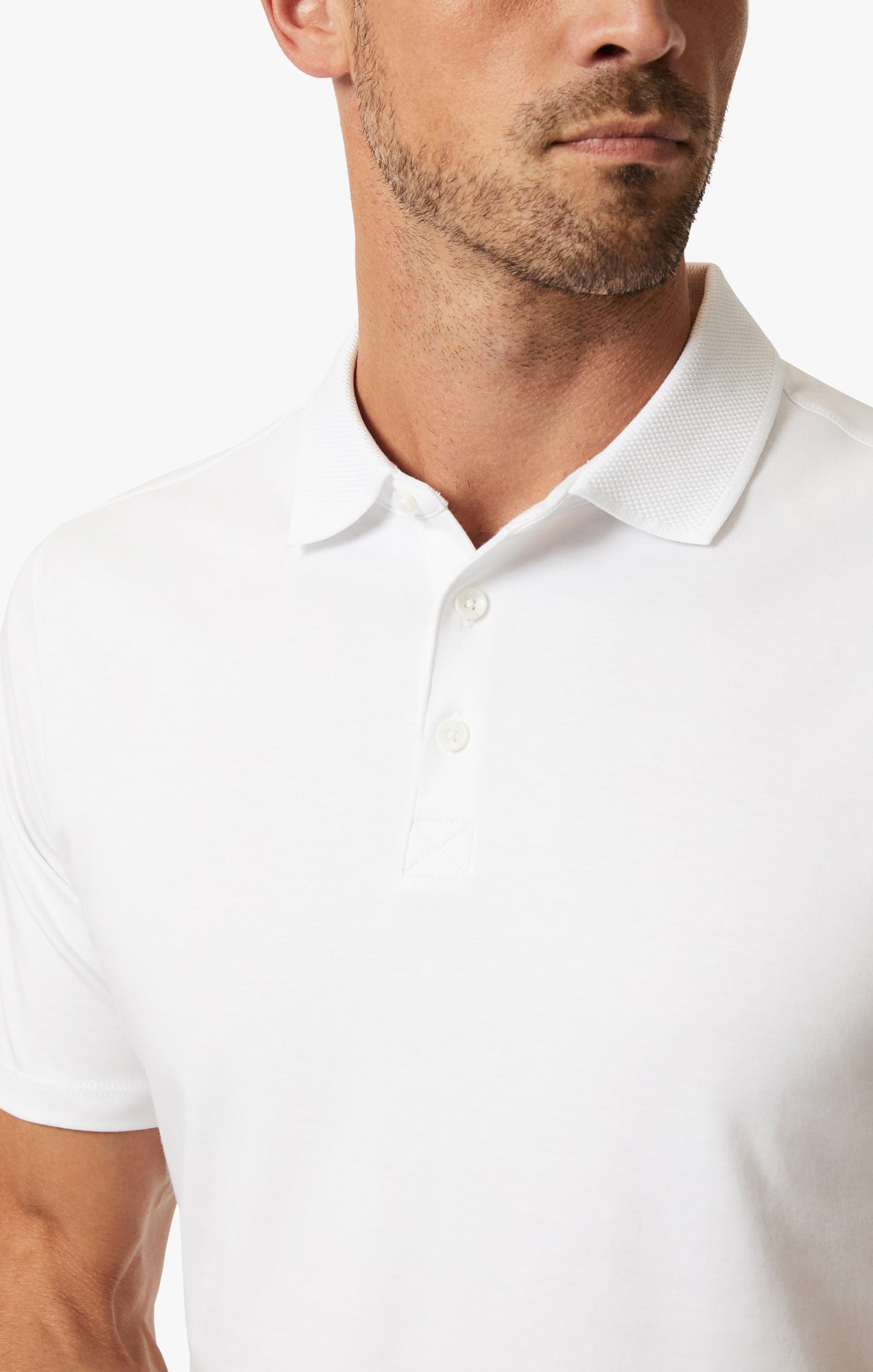 Polo T-Shirt In White Image 6