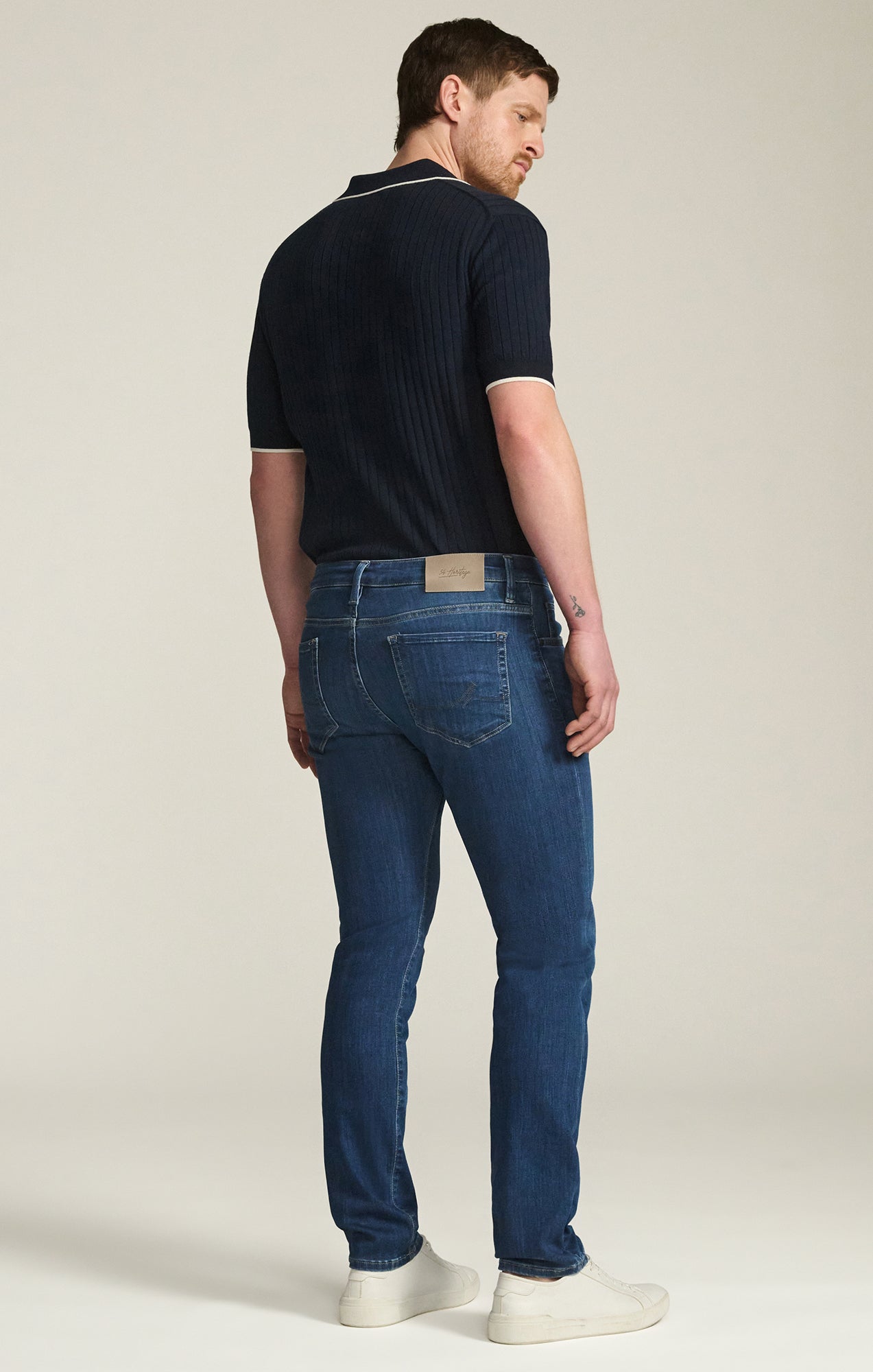 Cool Tapered Leg Jeans in Ocean Refined
