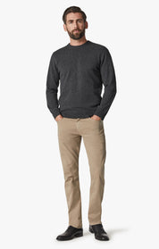 Cool Tapered Leg Pants In Cashew Brushed Twill